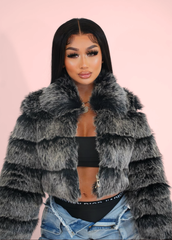 Cropped Fur Coat